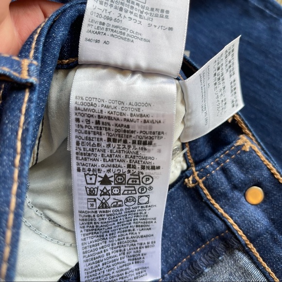 Levi’s 724 Hi Rise Straight Leg Jeans/Sz:27/NWT - Picture 10 of 10